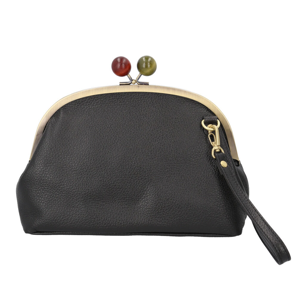 BACKYARD FAMILY「zucchero ズッケロ がま口ショルダー 29230 通販 がま口 ショルダー」|ショルダー・メッセンジャー|ブラック1