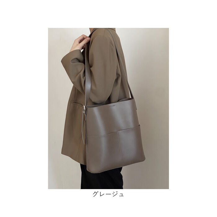 BACKYARD FAMILY「ショルダーバッグ レディース 通販 バッケトバッグ 大容量 斜めかけバッグ 肩掛け シンプル」|その他|