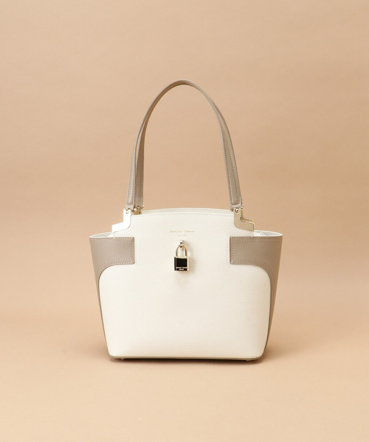 Samantha Thavasa「バイカラースクエアトートバッグ」|トートバッグ|グレージュ