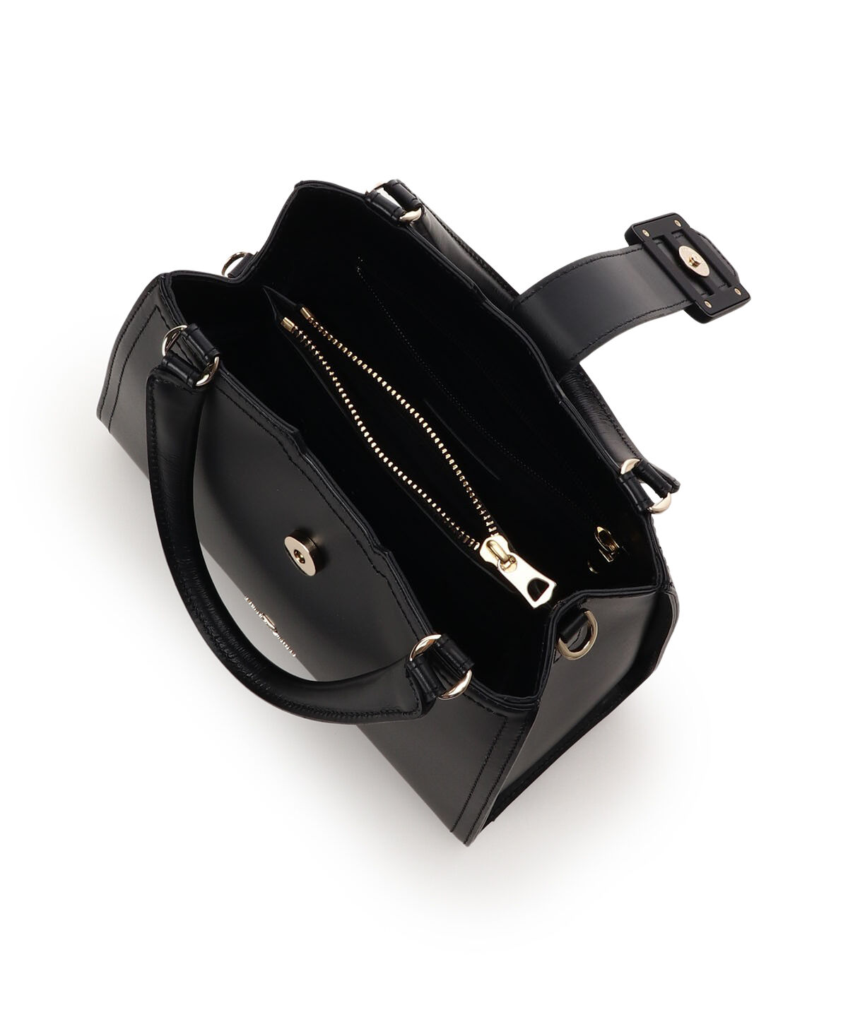 Samantha Thavasa「ベルトデザイン レザーハンドバッグ」|ハンドバッグ|