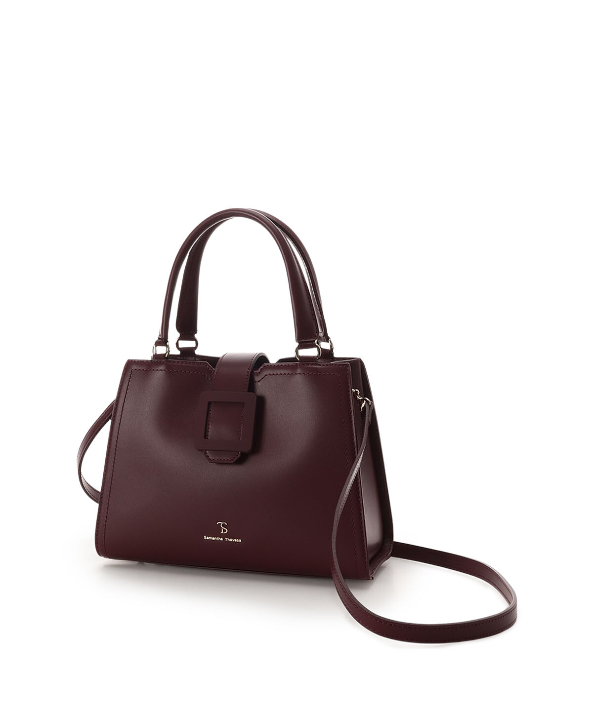 Samantha Thavasa「ベルトデザイン レザーハンドバッグ」|ハンドバッグ|