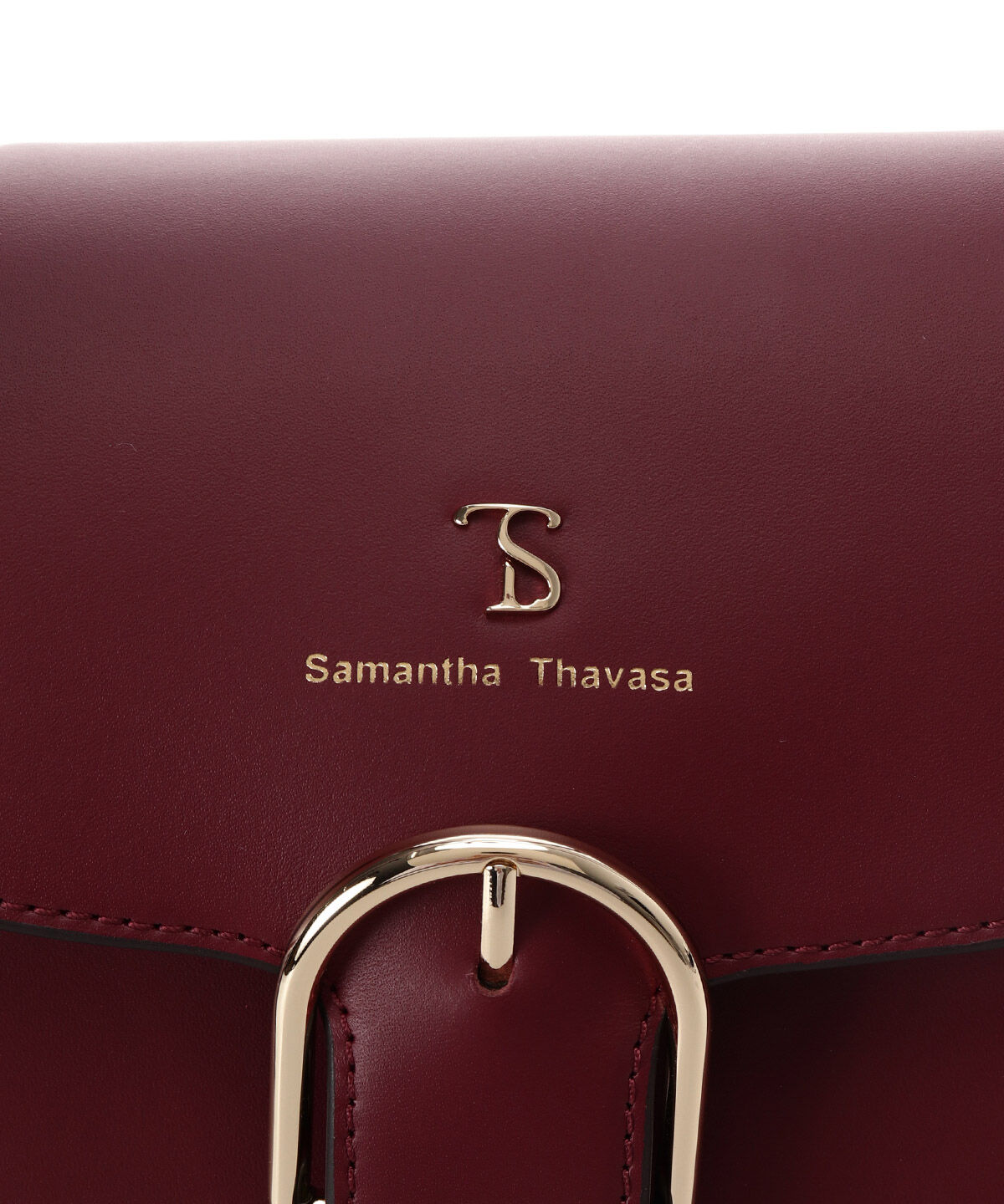 Samantha Thavasa「レザーサイドスタッズハンドバッグ」|ハンドバッグ|