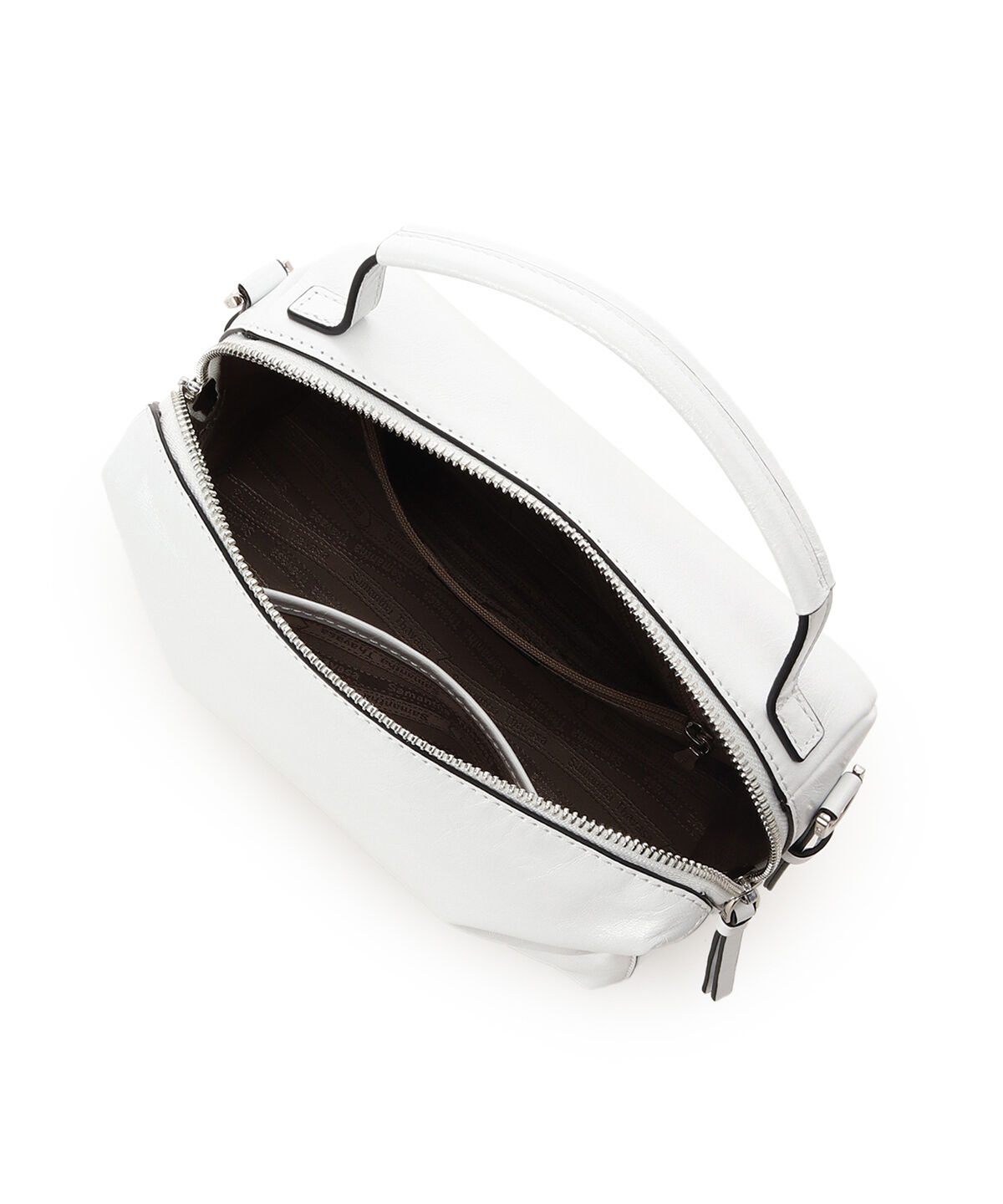 Samantha Thavasa「クラックテクスチャー調レザーハンドバッグ 大サイズ」|ハンドバッグ|