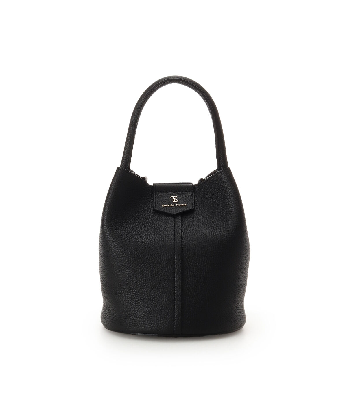 Samantha Thavasa「バケツ型ワンハンドルバッグ 中サイズ」|ハンドバッグ|ブラック