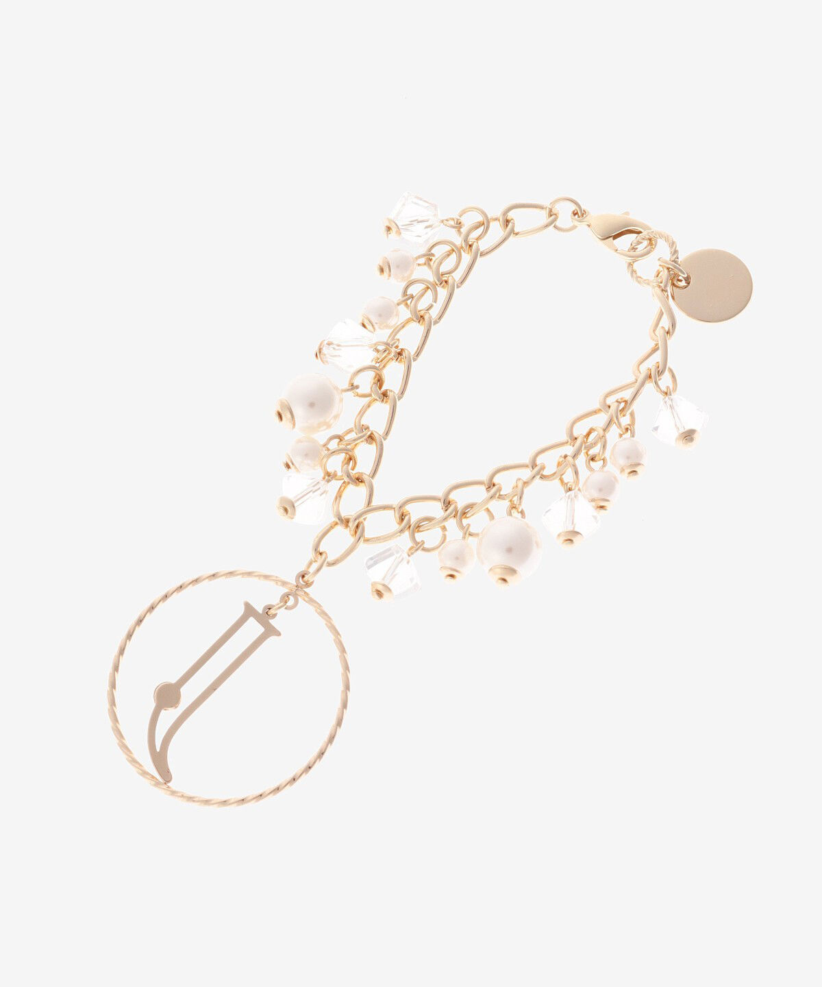 Samantha Vega「ツイストリングイニシャルチャーム(J)」|チャーム・キーホルダー|