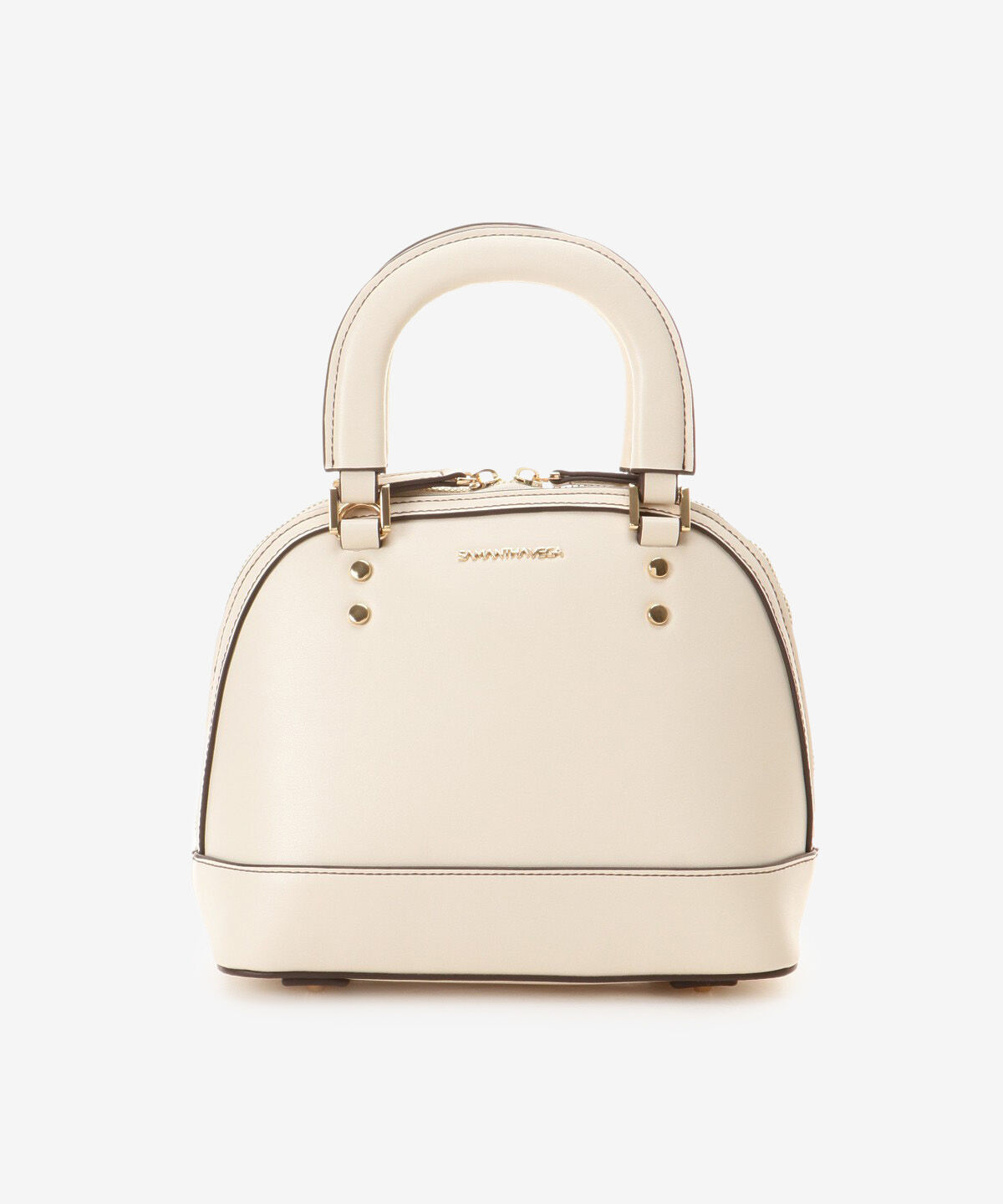 Samantha Vega「ポイントステッチショルダーバッグ」|ショルダー・メッセンジャー|オフホワイト