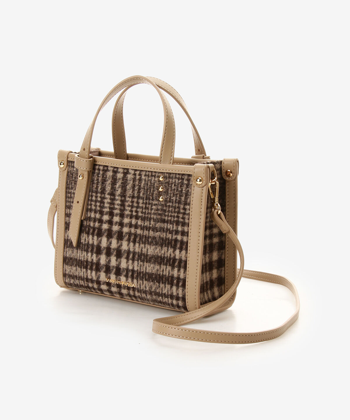 Samantha Vega「チェック横型ショルダーバッグ」|ショルダー・メッセンジャー|