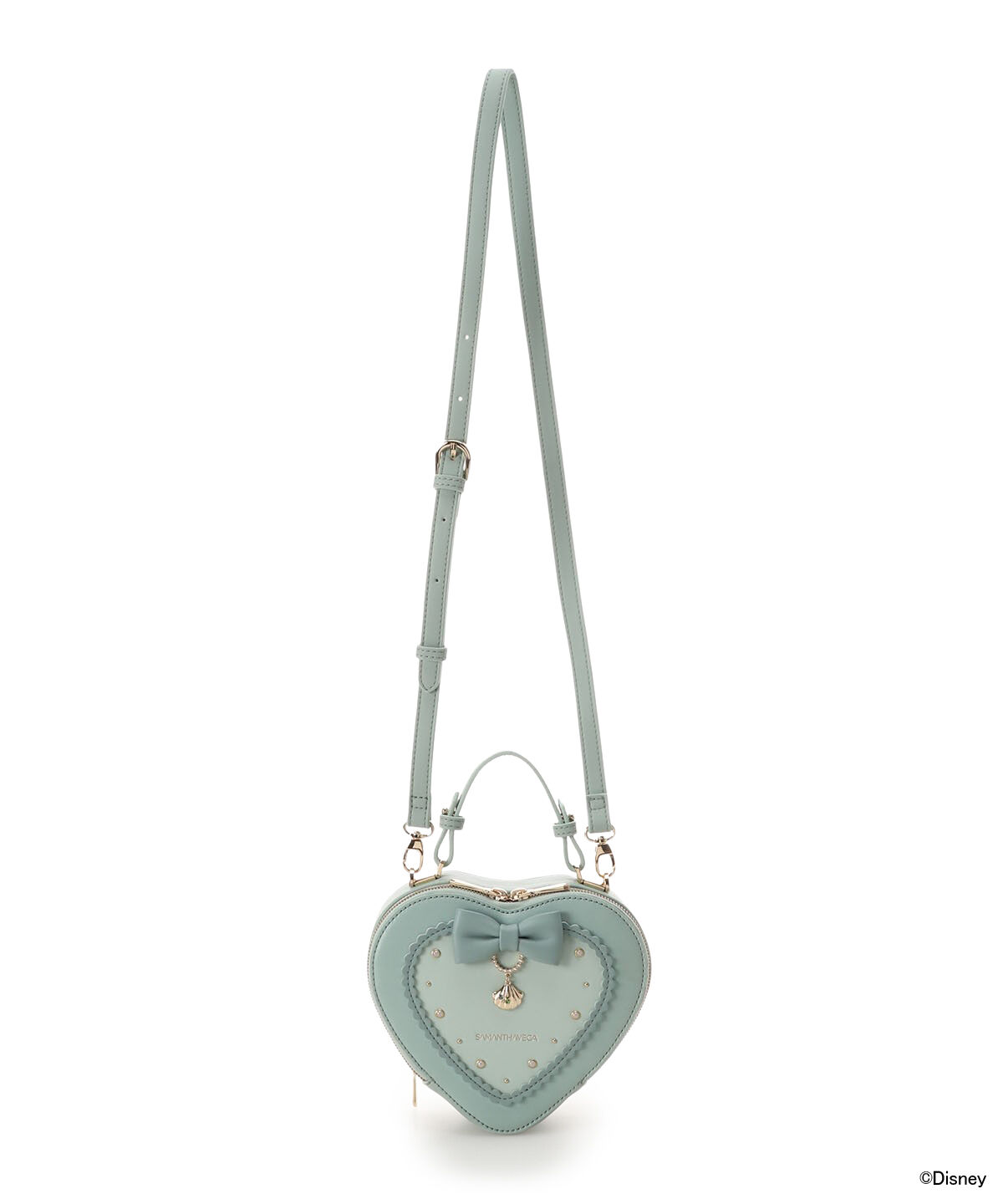 Samantha Vega「『ﾘﾄﾙ･ﾏｰﾒｲﾄﾞ』｢ｱﾘｴﾙ｣ｺﾚｸｼｮﾝ ﾊｰﾄ型ｼｮﾙﾀﾞ」|ショルダー・メッセンジャー|