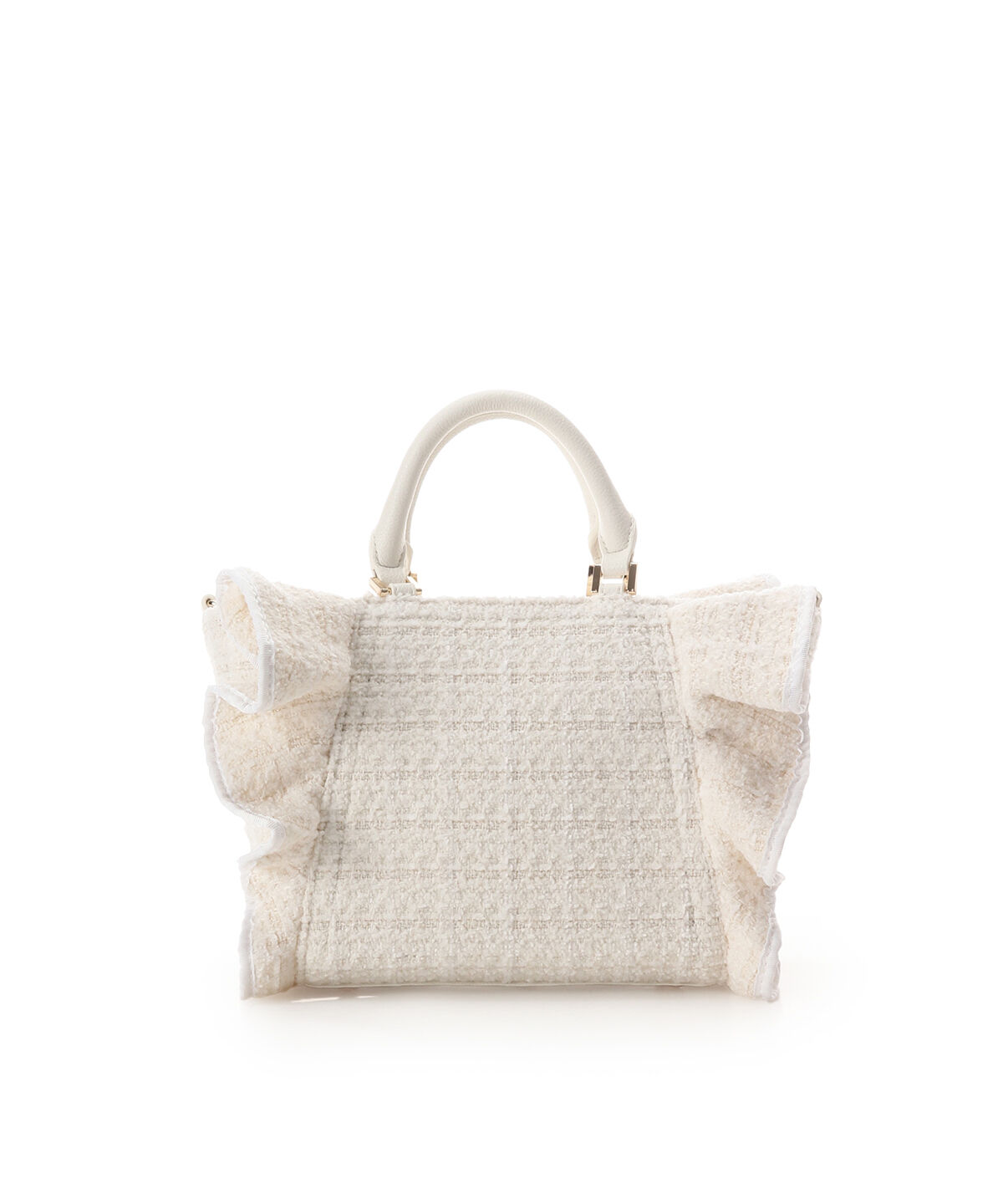 Samantha Vega「ツイードフリルハンドバッグ（小）」|ハンドバッグ|
