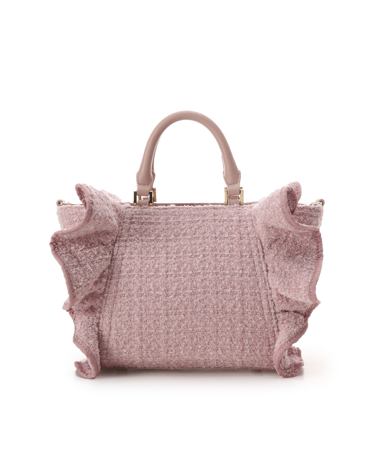 Samantha Vega「ツイードフリルハンドバッグ（小）」|ハンドバッグ|