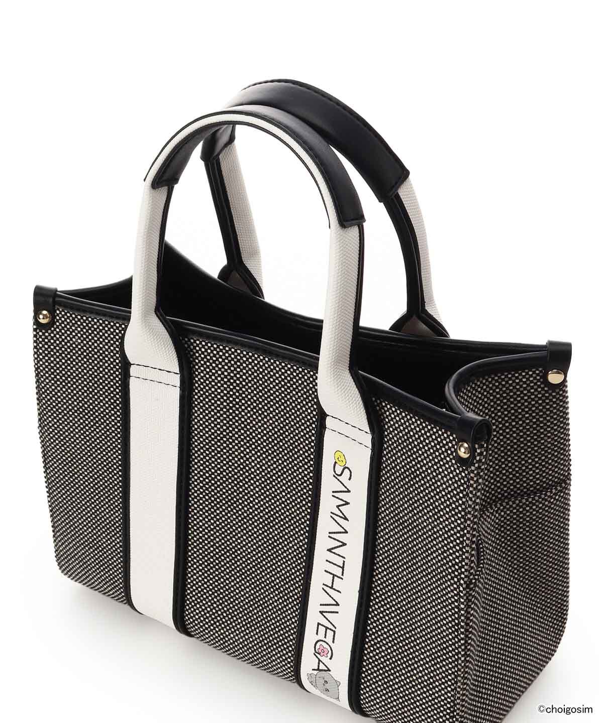 Samantha Vega「チェゴシム&times;SAMANTHAVEGA　「ねこゴシム」ロゴテープバッグ」|ハンドバッグ|