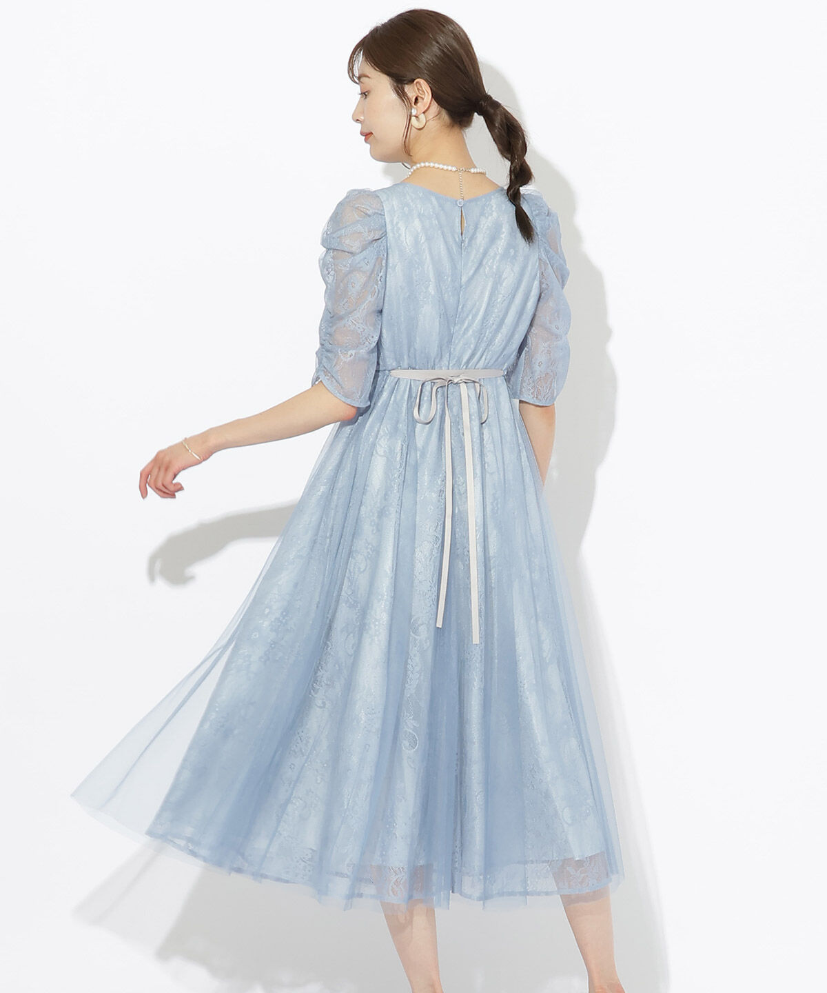 アンドクチュール「チュールレイヤードドレス」|ドレス|