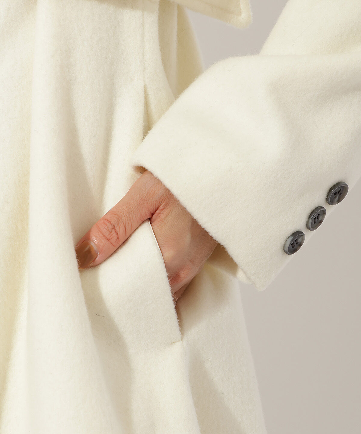 アンドクチュール「ドレストレンチコート」|ステンカラーコート|