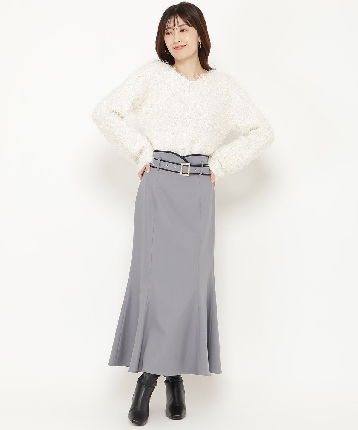 アンドクチュール「ふわニットプルオーバー」|ニット・セーター|