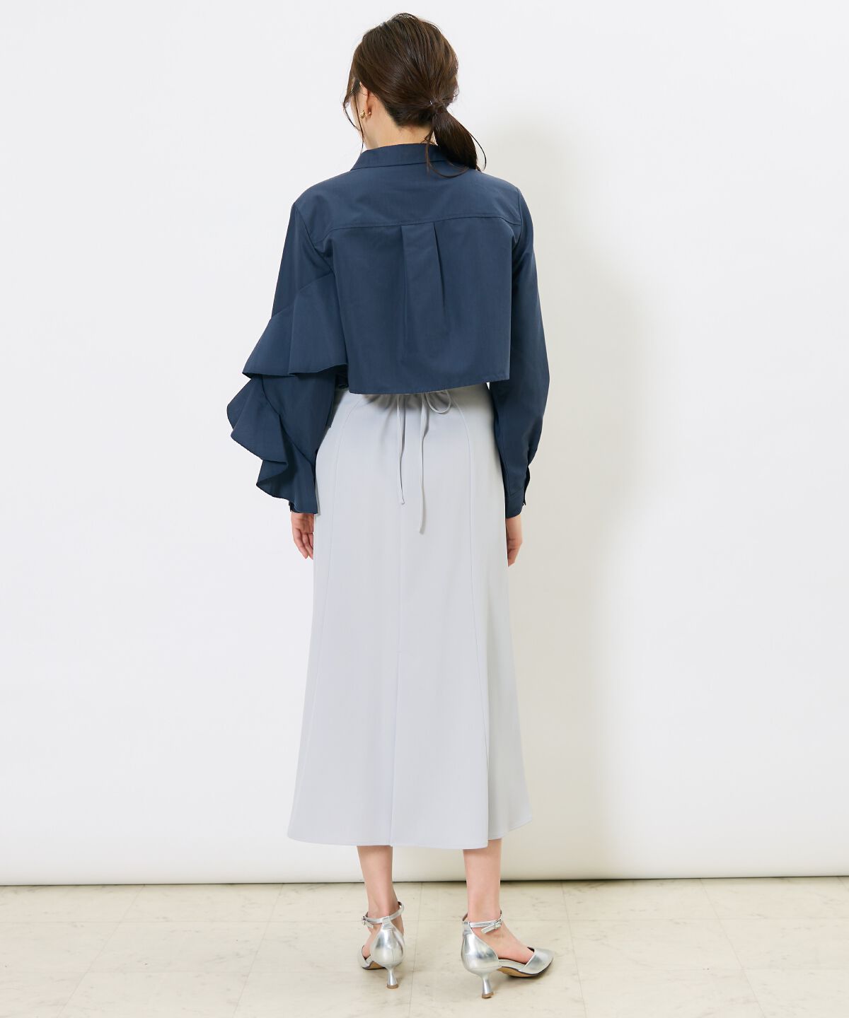 アンドクチュール「フロントZIPマーメイドスカート」|スカート|