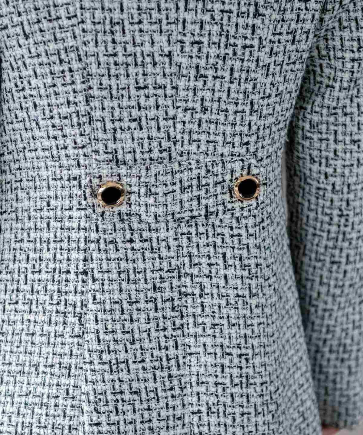 REDYAZEL「ファンシーツイードダブルボタンコート」|その他|