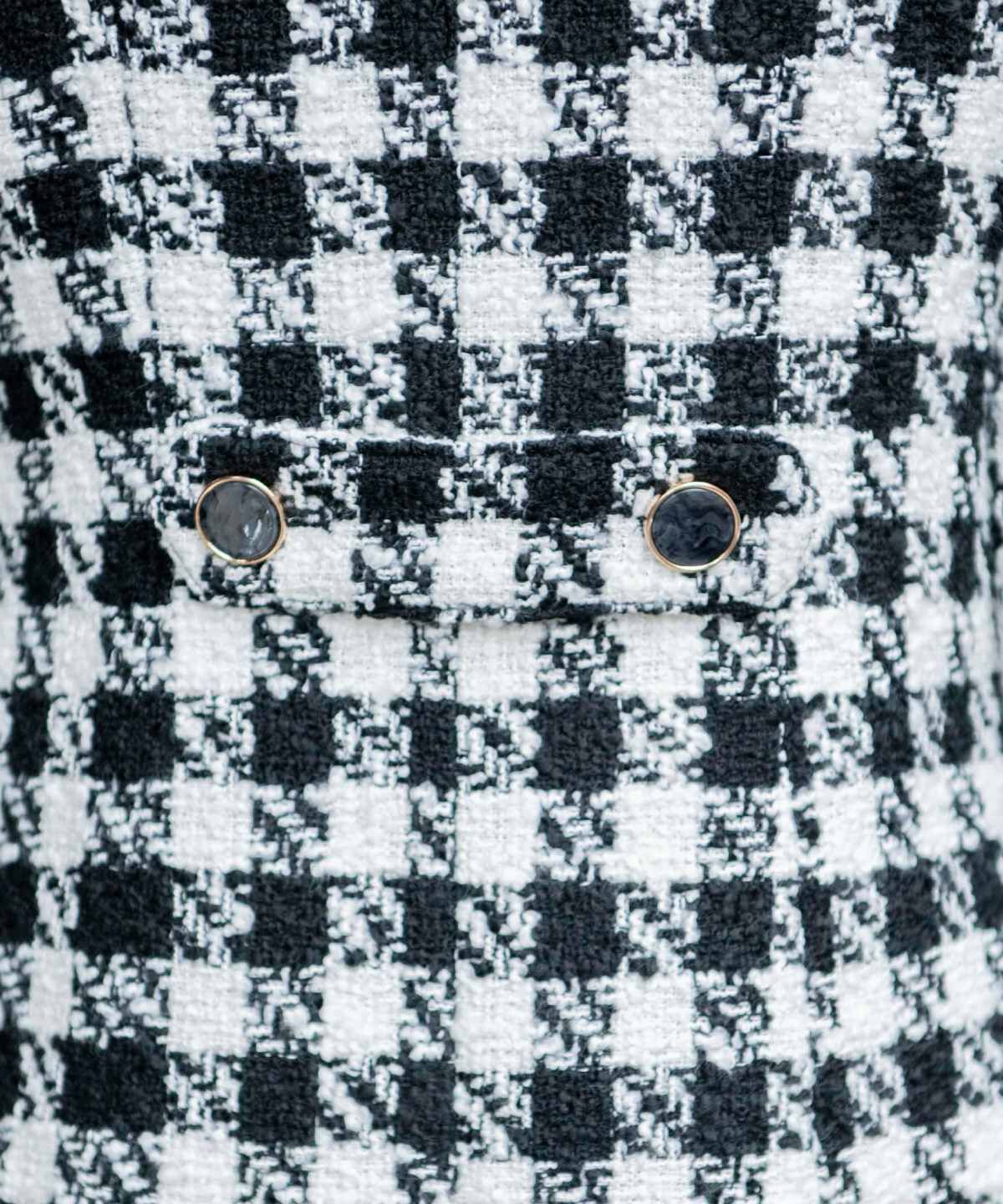 REDYAZEL「ファンシーツイードダブルボタンコート」|その他|