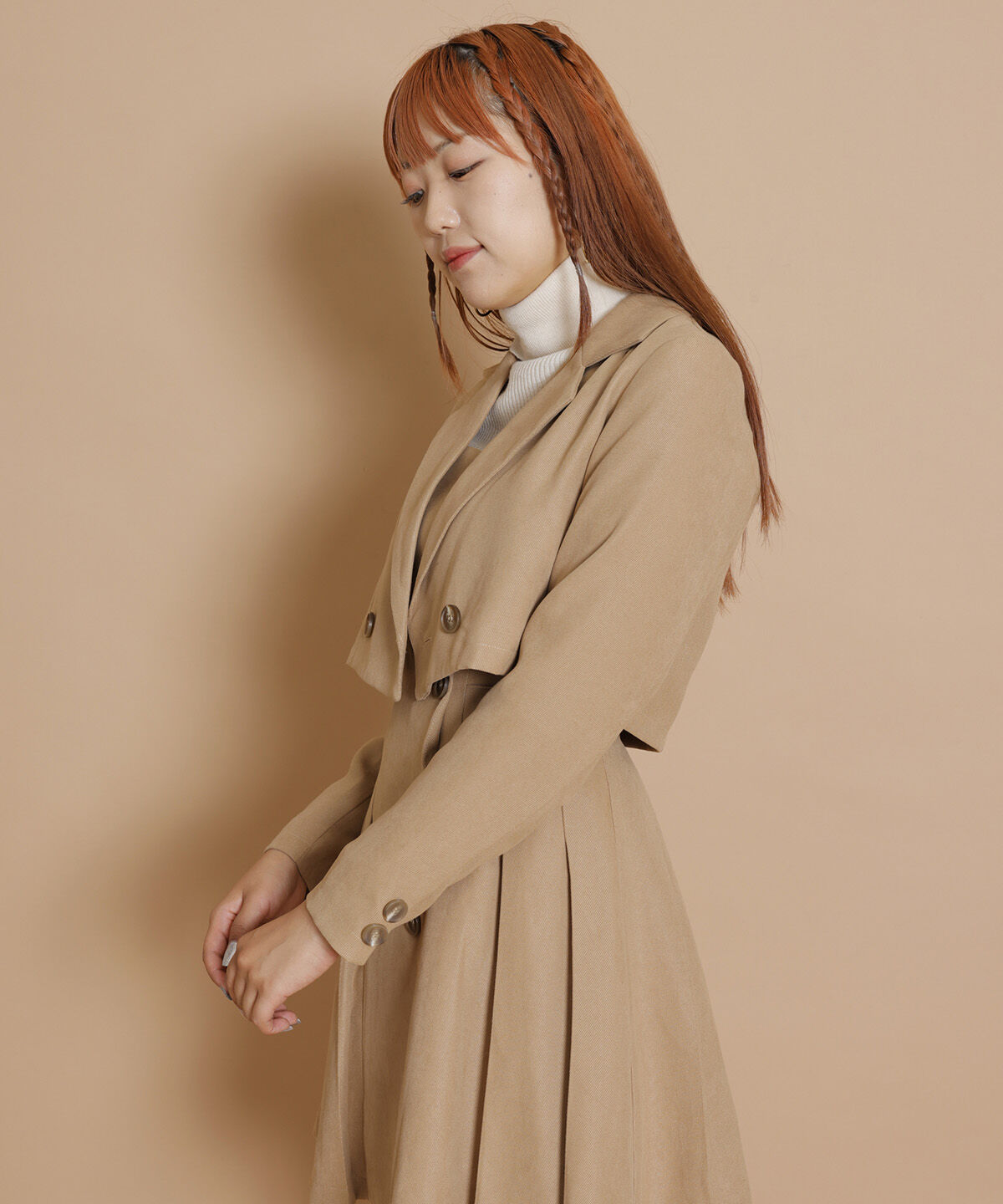 REDYAZEL「ショートジャケット」|テーラードジャケット|