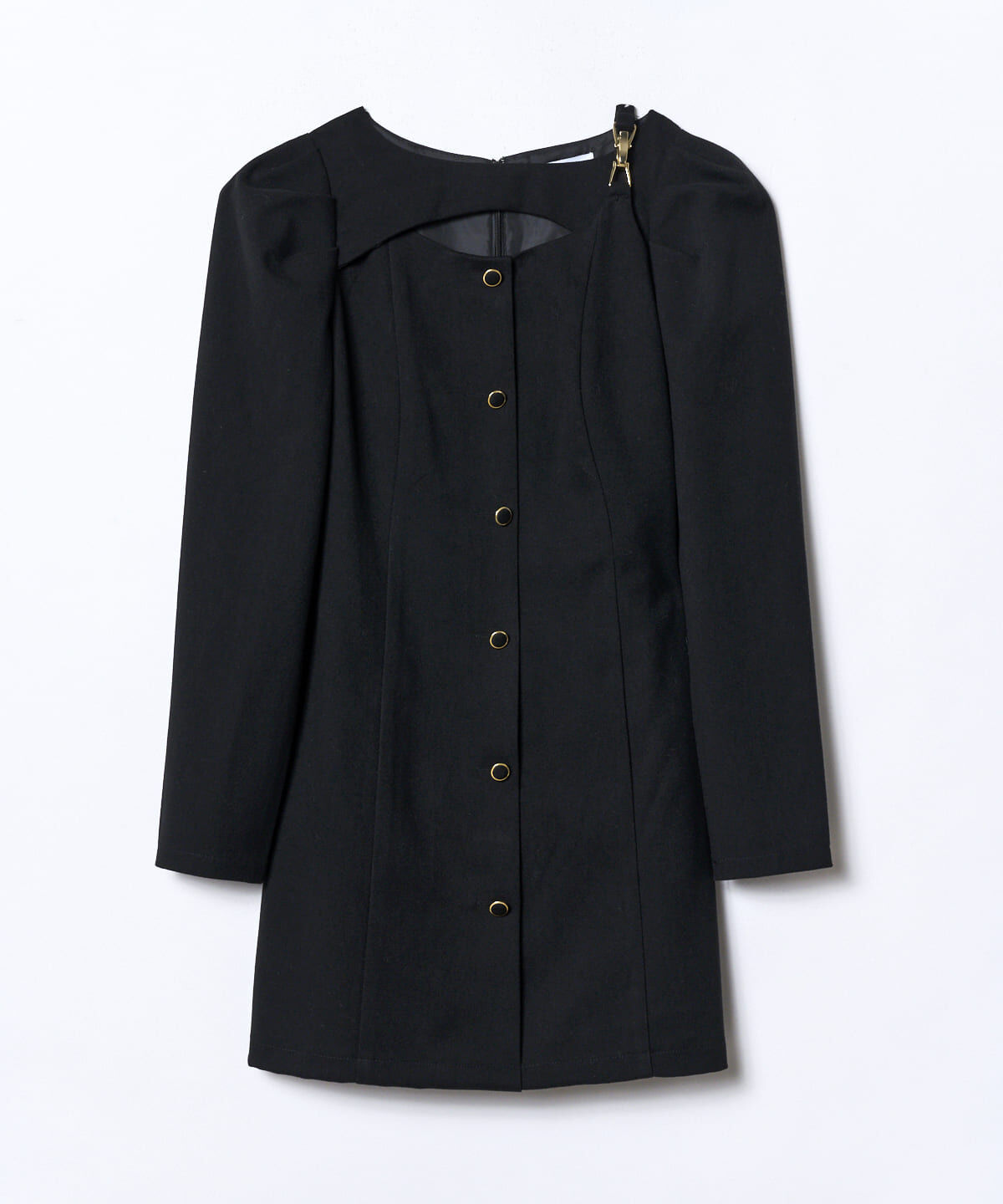 REDYAZEL「デコルテデザインパワショルミニワンピース」|ワンピース|