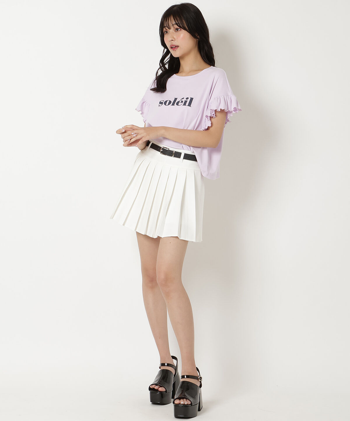 REDYAZEL「フリル袖Tシャツ」|Tシャツ・カットソー|