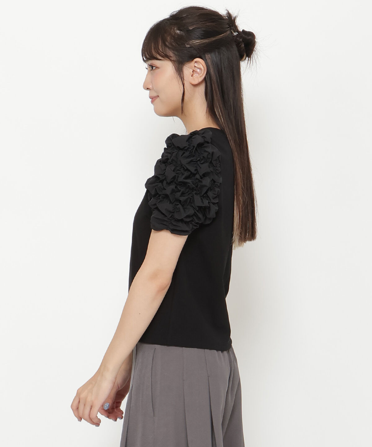 REDYAZEL「ボリュームデザインスリーブトップス」|Tシャツ・カットソー|