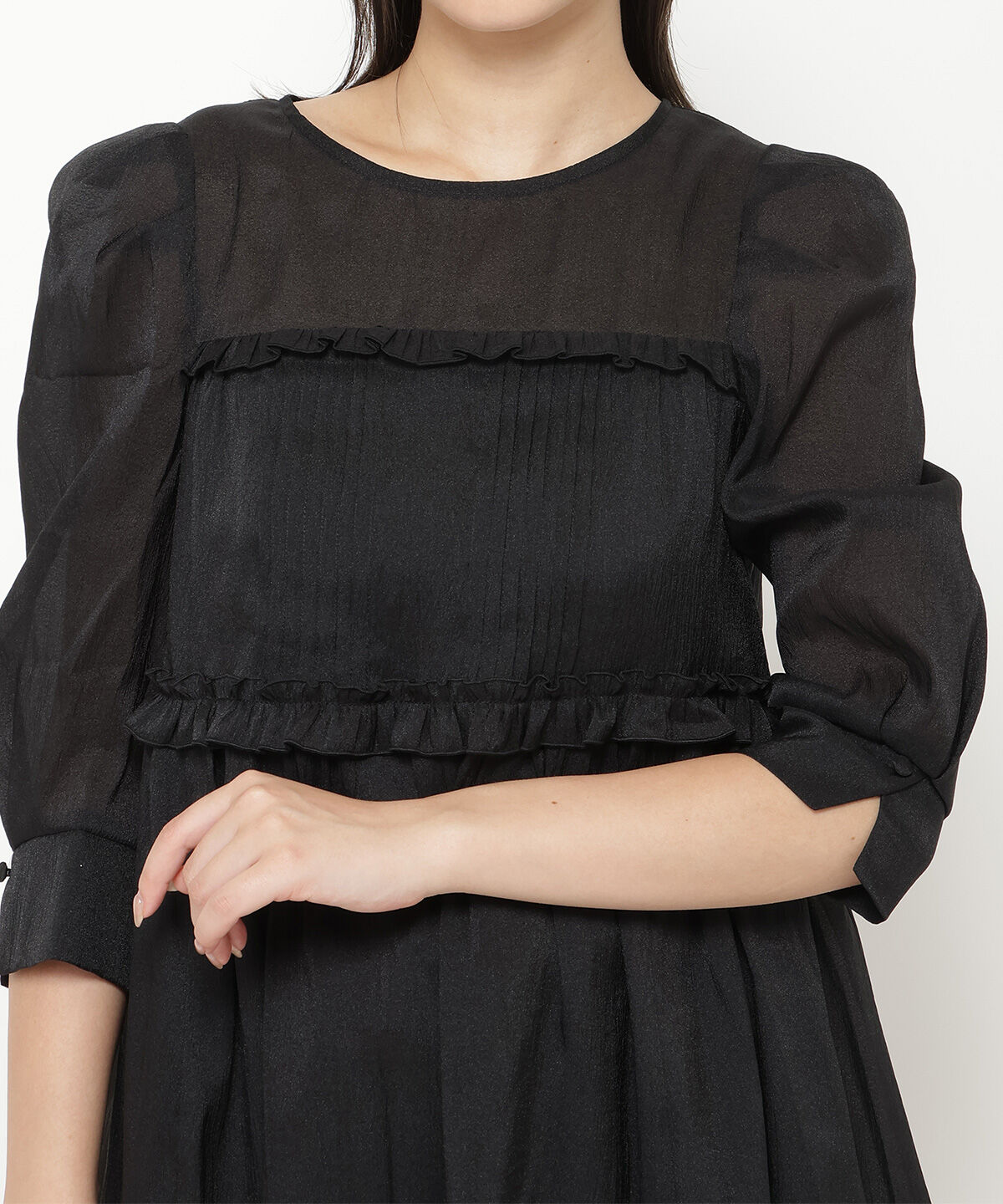 REDYAZEL「ベイビードールシフォンミニワンピース」|ワンピース|