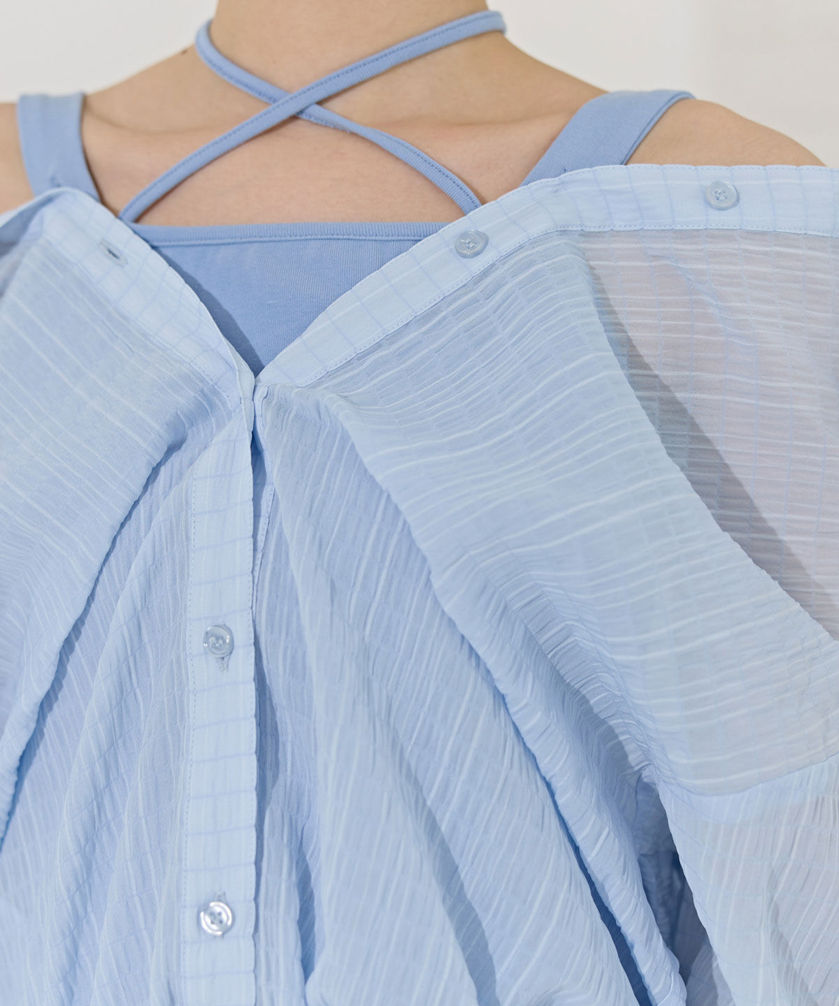 REDYAZEL「マルチWAYビスチェ&times;シアーシャツ」|シャツ・ブラウス|