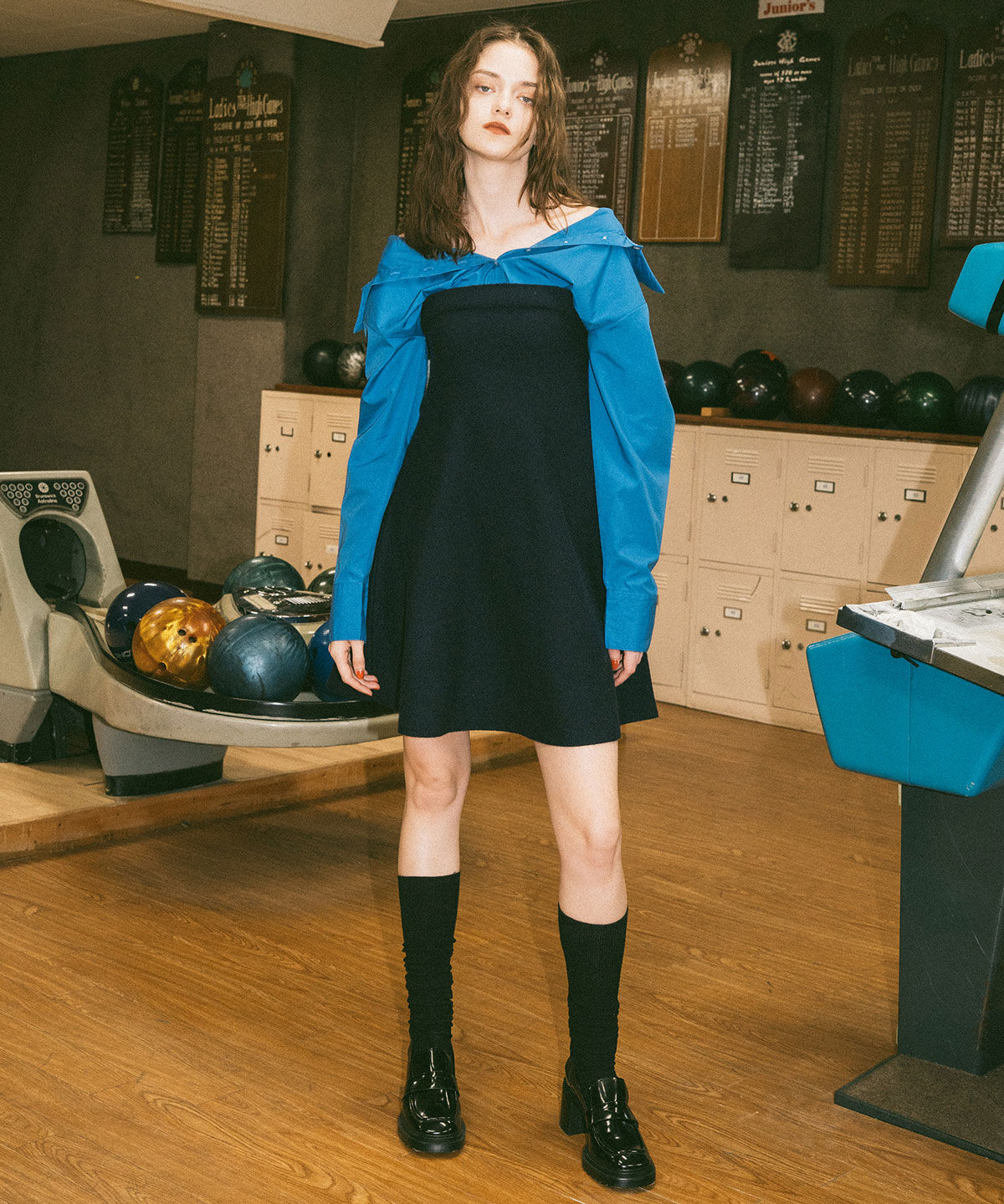 REDYAZEL「マルチWAYドッキングニットワンピース」|ワンピース|