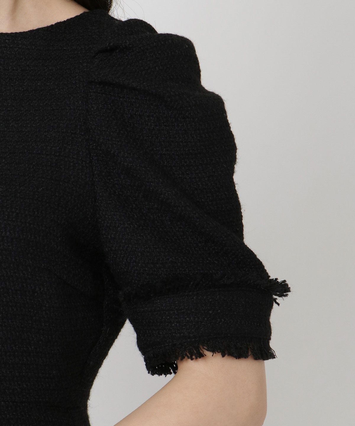 WILLSELECTION「ツィードフリンジミニワンピース」|ワンピース|