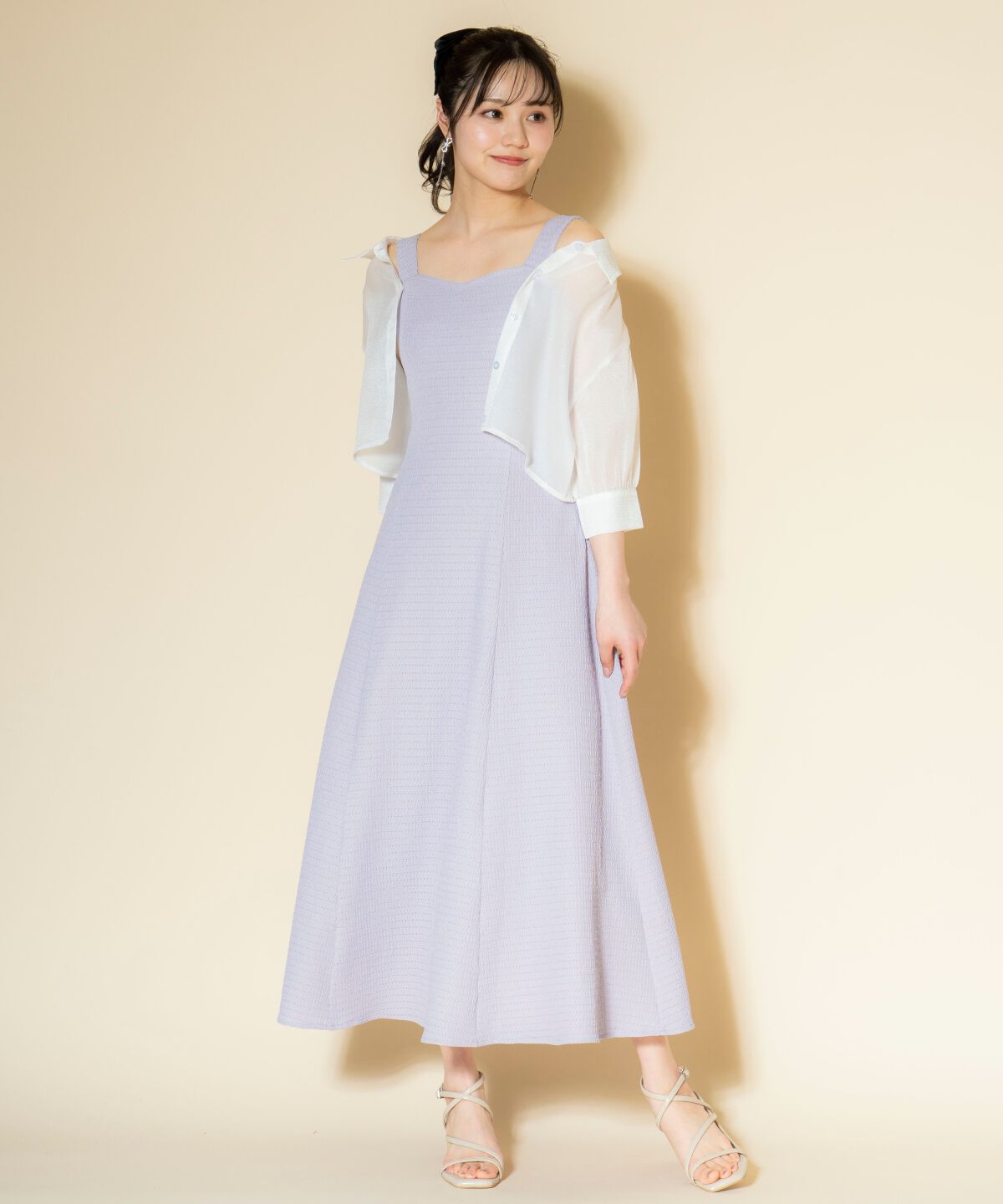 WILLSELECTION「シアーブラウス&times;カットキャミワンピース」|ワンピース|