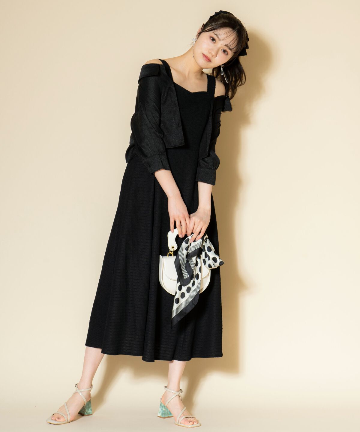 WILLSELECTION「シアーブラウス&times;カットキャミワンピース」|ワンピース|