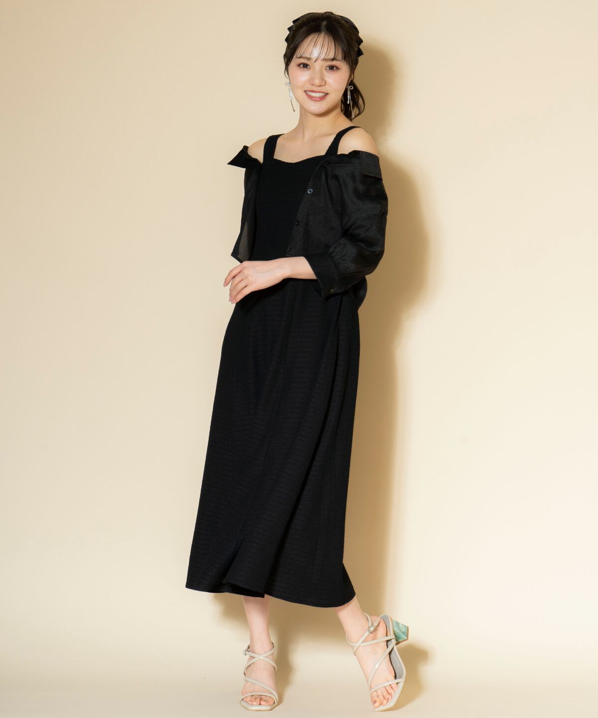 WILLSELECTION「シアーブラウス&times;カットキャミワンピース」|ワンピース|