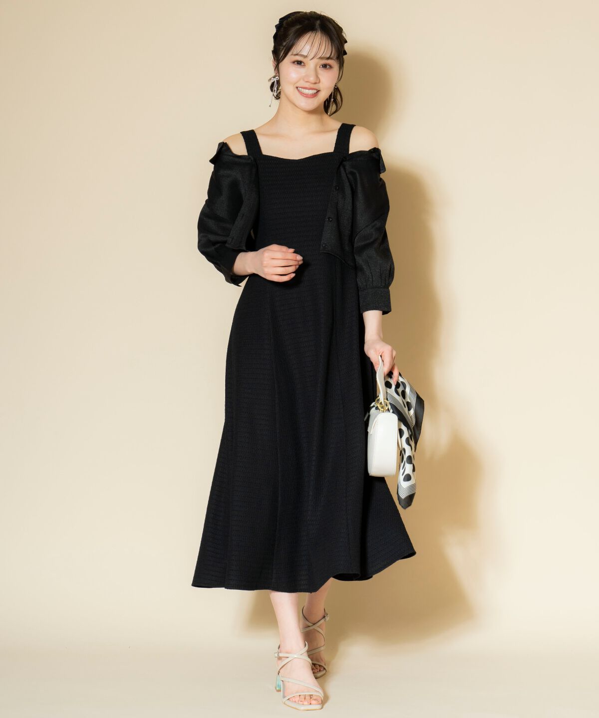 WILLSELECTION「シアーブラウス&times;カットキャミワンピース」|ワンピース|