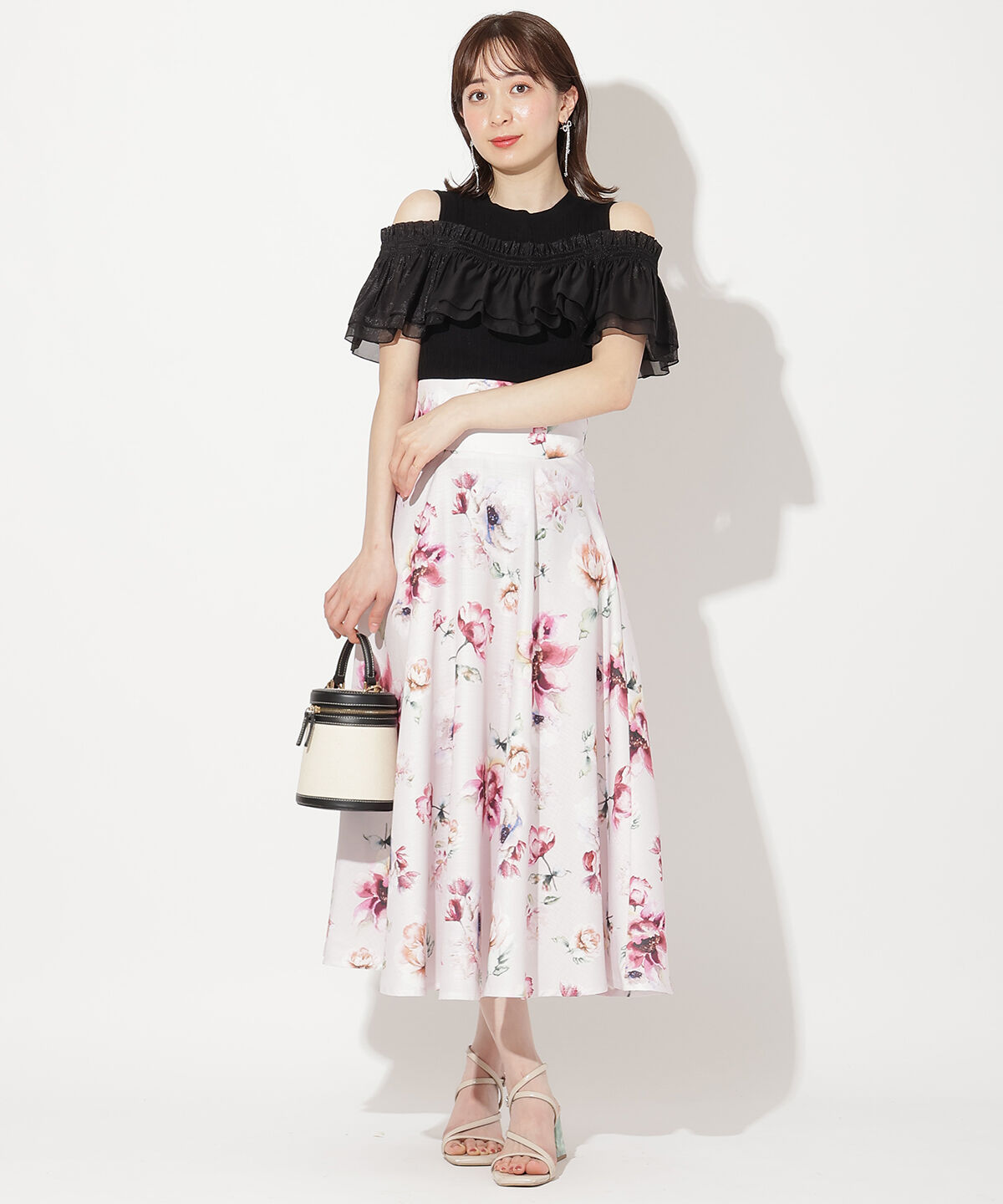 WILLSELECTION「レイヤード風オフショルプルオーバー」|ニット・セーター|