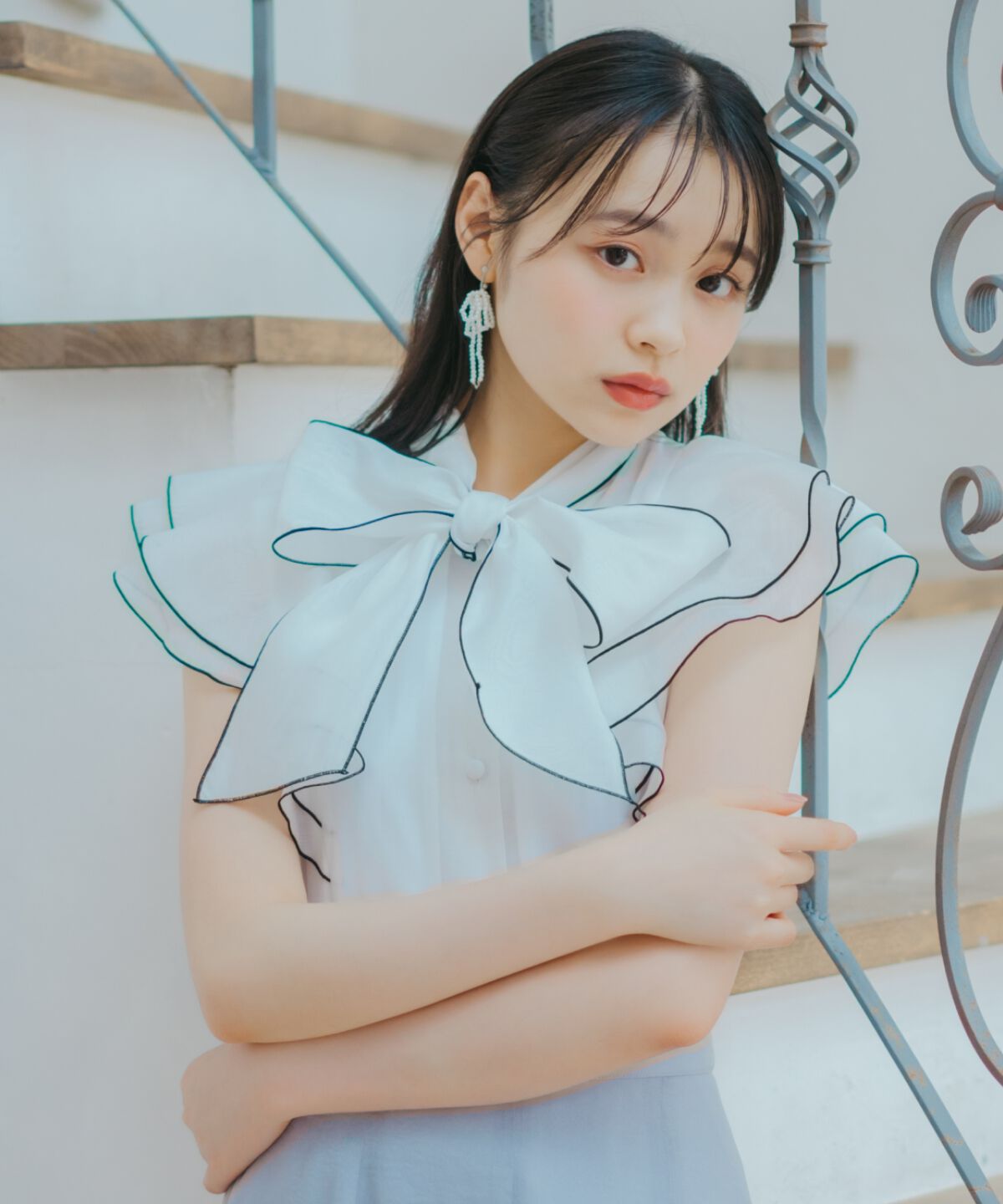 WILLSELECTION「メロウフリルシアーブラウス」|シャツ・ブラウス|