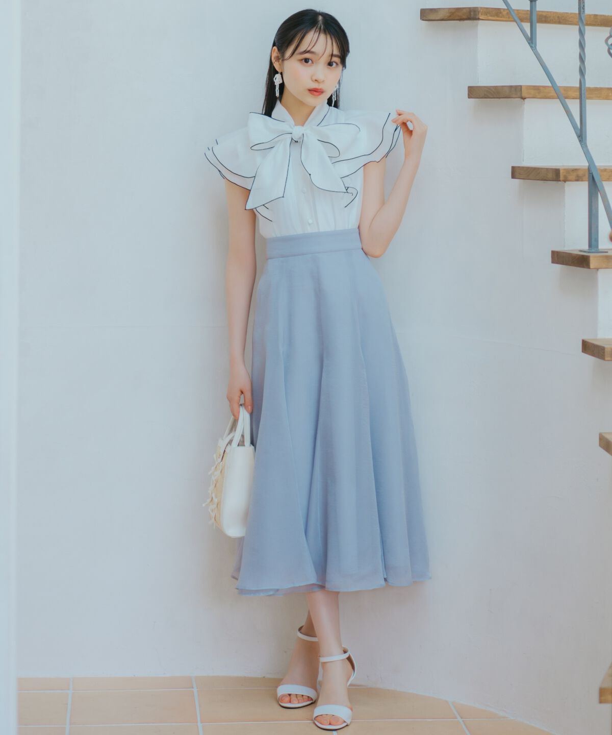 WILLSELECTION「メロウフリルシアーブラウス」|シャツ・ブラウス|