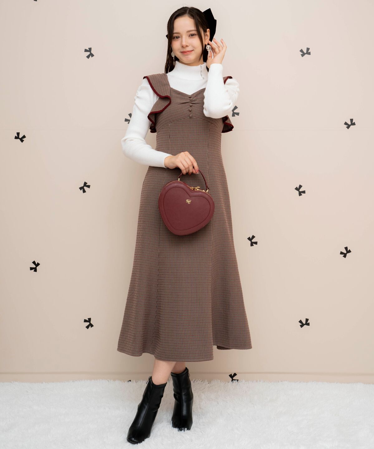 WILLSELECTION「パイピングフリルマーメイドジャンスカ」|ジャンパースカート|