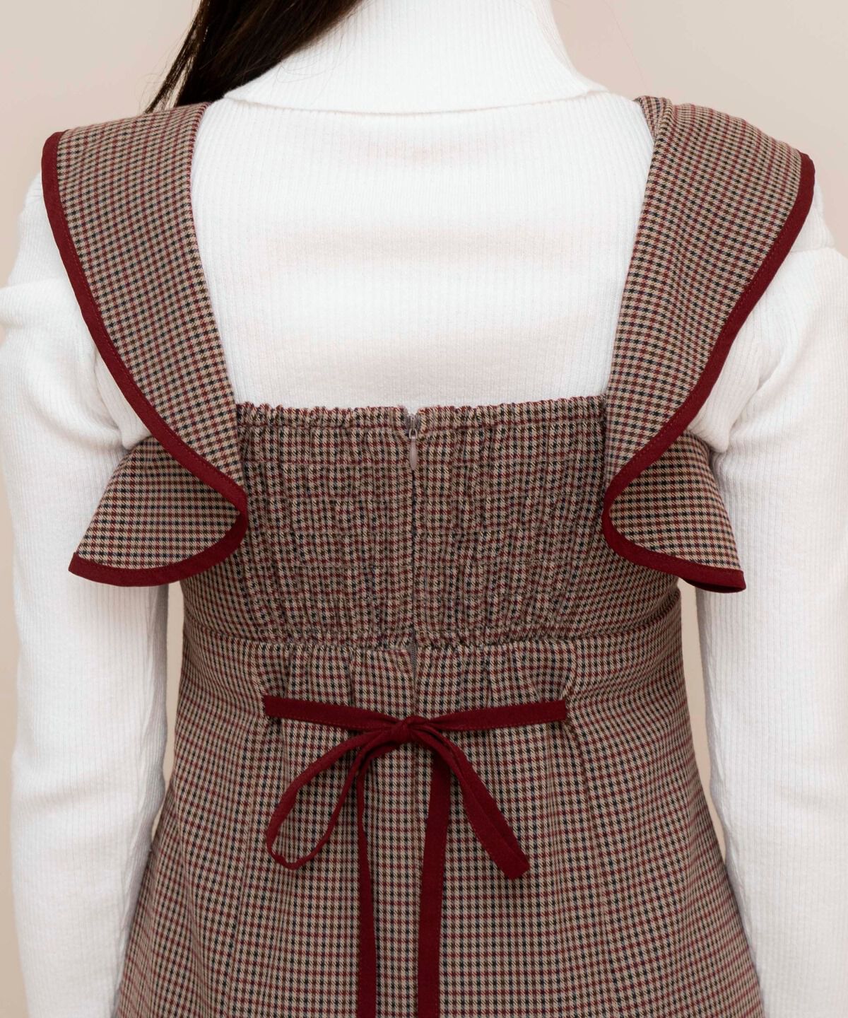 WILLSELECTION「パイピングフリルマーメイドジャンスカ」|ジャンパースカート|