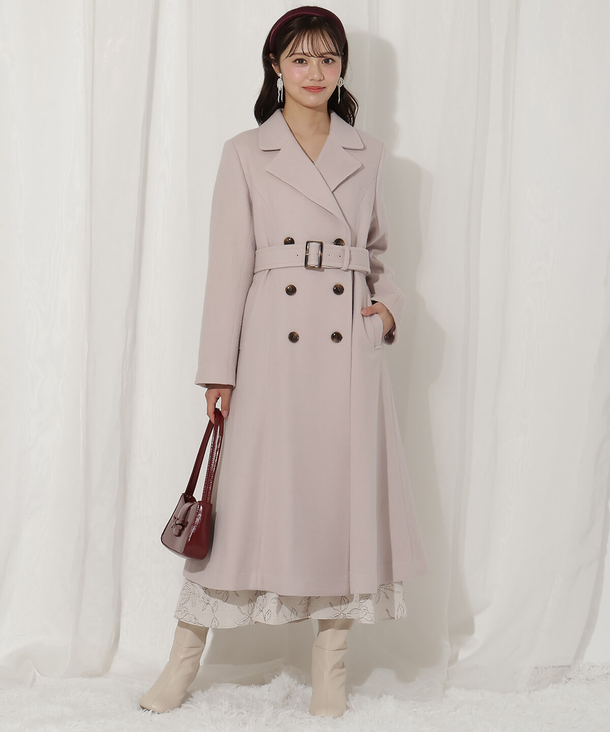 WILLSELECTION「FOXファー付きウールコート」|その他|