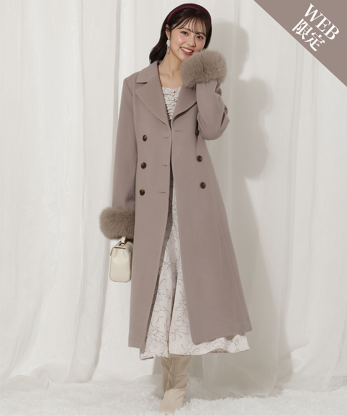 WILLSELECTION「FOXファー付きウールコート」|その他|