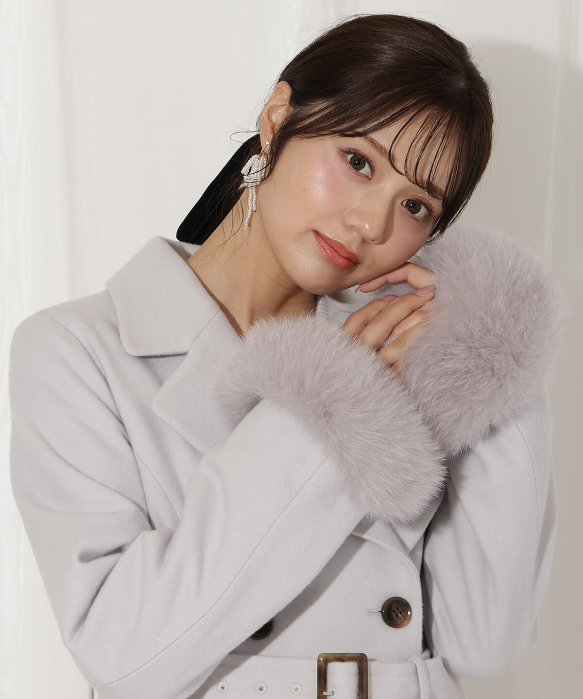 WILLSELECTION「FOXファー付きウールコート」|その他|