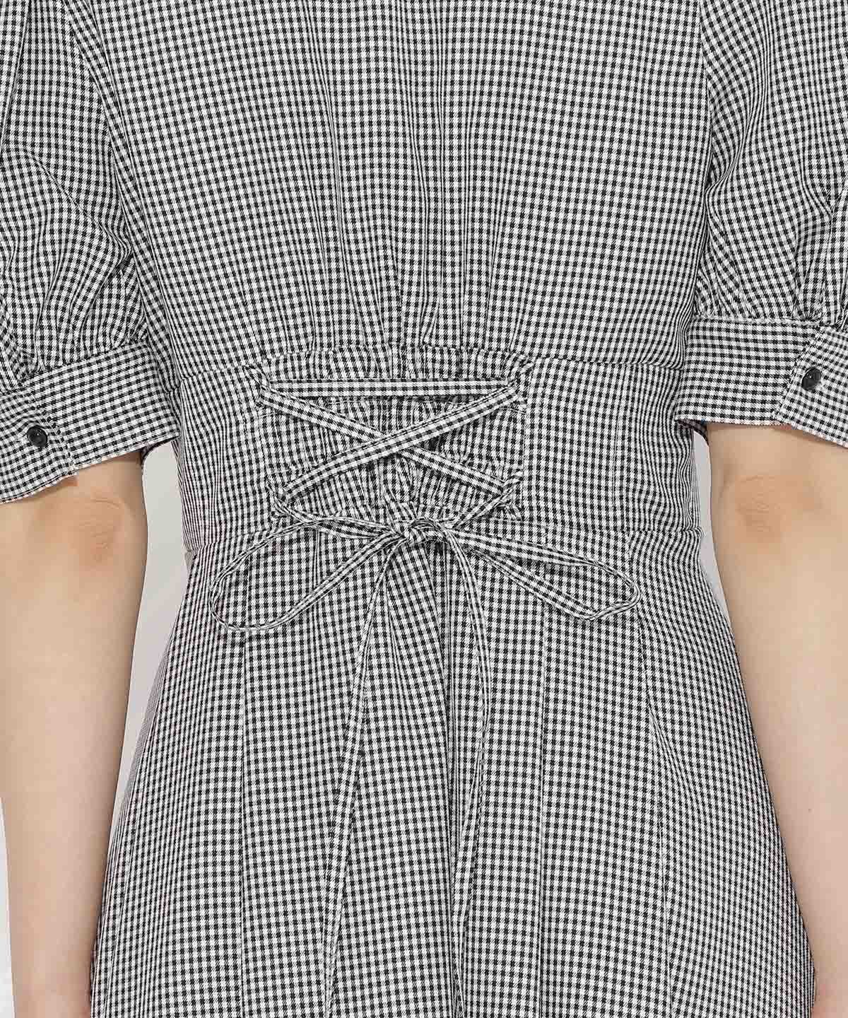 WILLSELECTION「リボンタイコルセットシャツワンピース」|ワンピース|