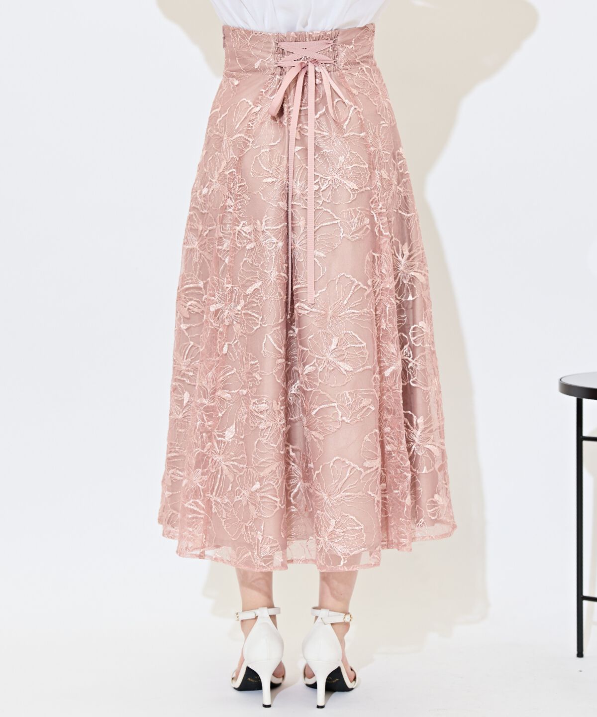 WILLSELECTION「フラワーチュールフレアスカート」|フレア|