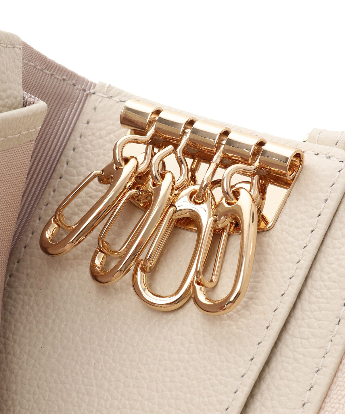 Samantha Thavasa Petit Choice「ビジューリボンバイカラー キーケース」|キーケース|