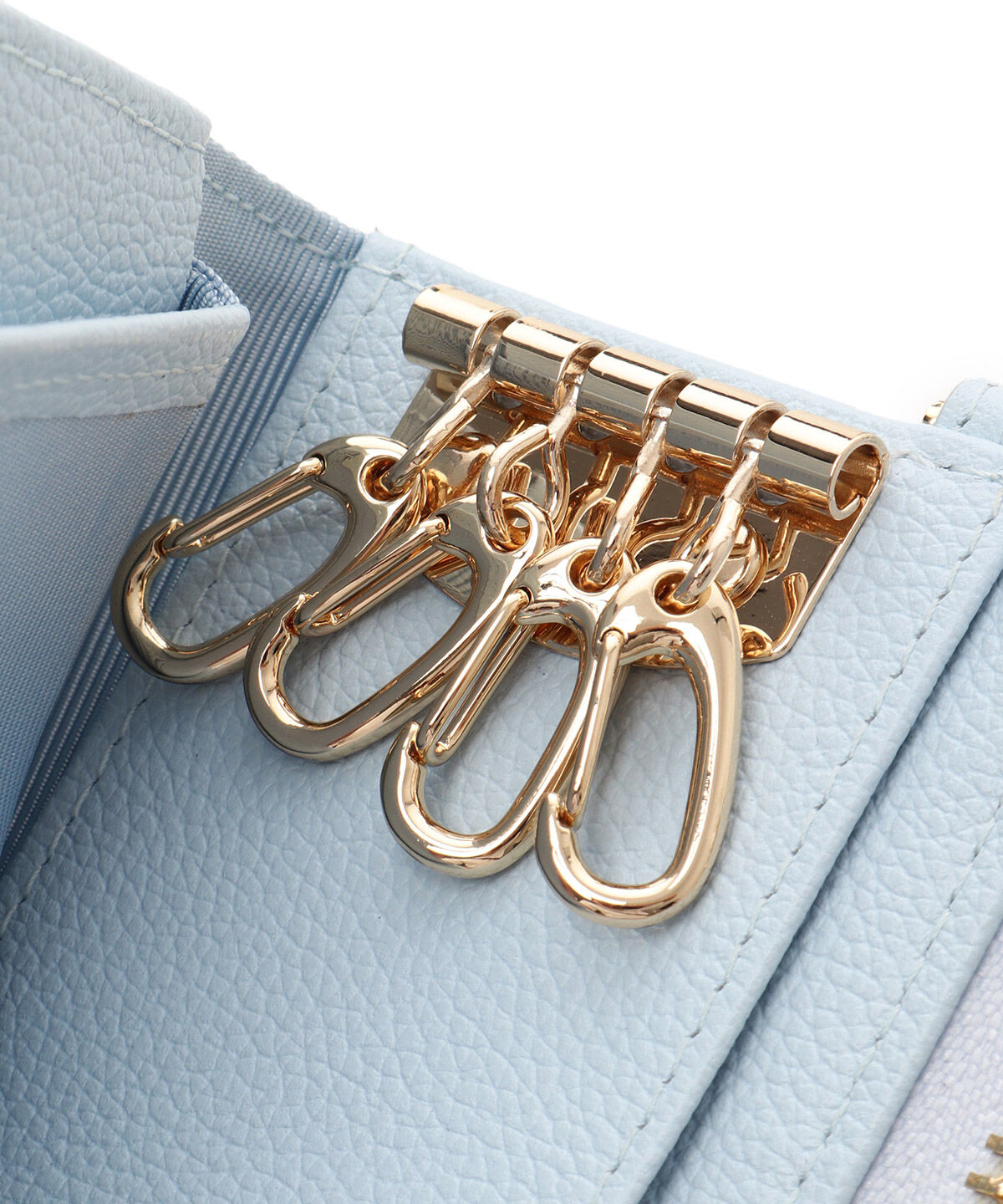 Samantha Thavasa Petit Choice「ビジューリボンバイカラー キーケース」|キーケース|