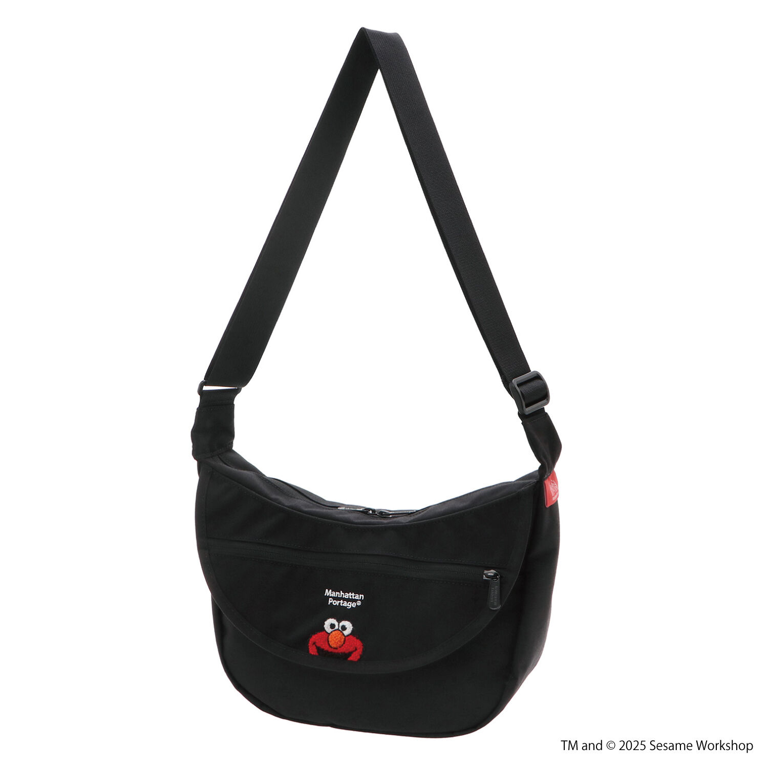 Manhattan Portage「DUET SHOULDER BAG FZP MGNT 500D CORDURA SESAME ST」|ショルダー・メッセンジャー|BLK