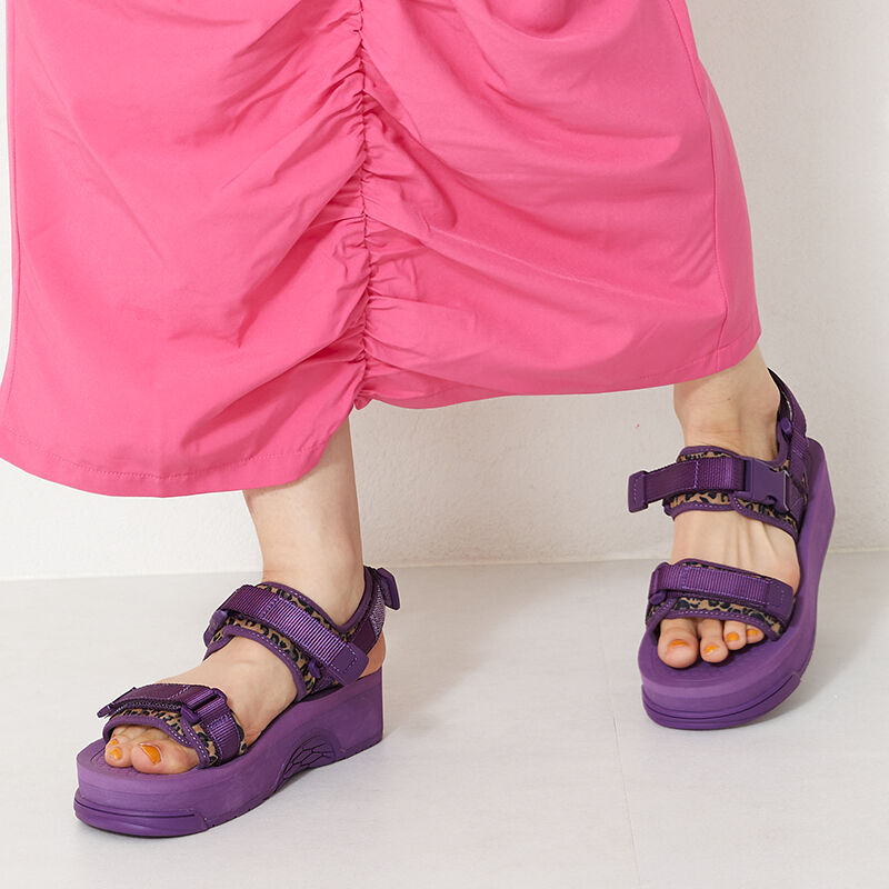 ORiental TRaffic「【アウトレット価格】プラパーツスポーツサンダル/OT3215」|サンダル|PURPLE