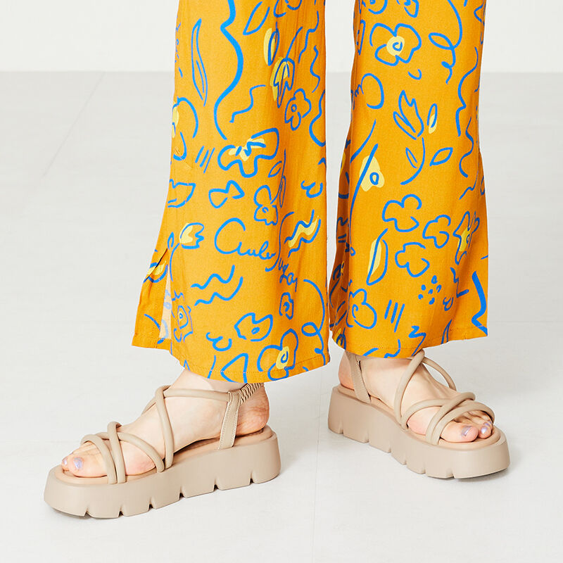 ORiental TRaffic「【アウトレット価格】チューブストラップ厚底サンダル/41218 人気 売れてる サンダル 厚底」|サンダル|