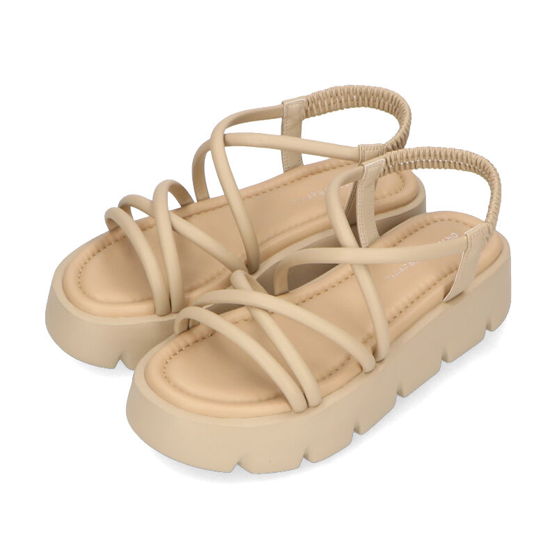 ORiental TRaffic「【アウトレット価格】チューブストラップ厚底サンダル/41218 人気 売れてる サンダル 厚底」|サンダル|