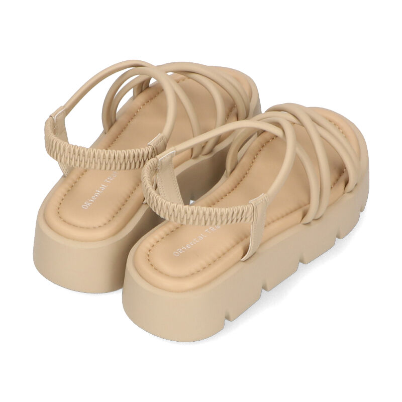 ORiental TRaffic「【アウトレット価格】チューブストラップ厚底サンダル/41218 人気 売れてる サンダル 厚底」|サンダル|